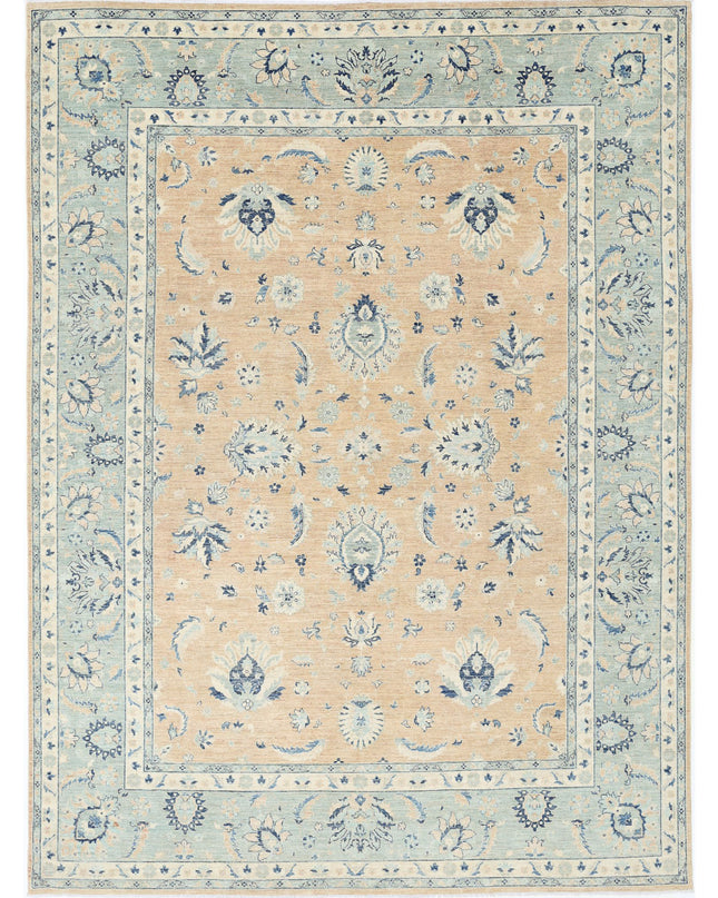 Serenity 9' 8" X 13' 5" Hand Knotted Wool Rug 9' 8" X 13' 5" (295 X 409) / Taupe / Wool