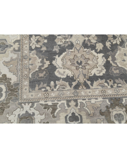 Serenity 11' 9" X 17' 6" Hand Knotted Wool Rug 11' 9" X 17' 6" (358 X 533) / Grey / Wool