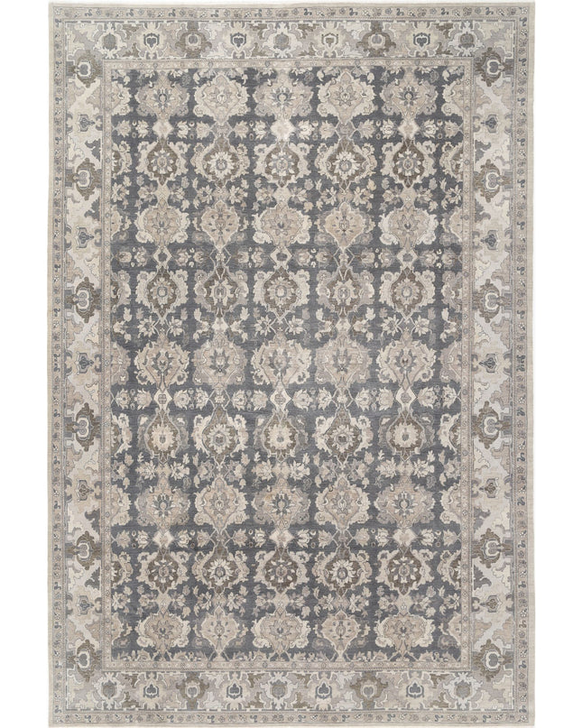 Serenity 11' 9" X 17' 6" Hand Knotted Wool Rug 11' 9" X 17' 6" (358 X 533) / Grey / Wool