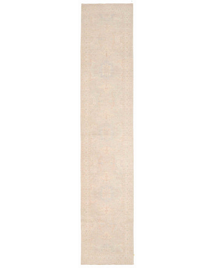 Serenity 3' 11" X 19' 2" Hand Knotted Wool Rug 3' 11" X 19' 2" (119 X 584) / Grey / Wool