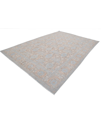 Serenity 8' 9" X 12' 9" Hand Knotted Wool Rug 8' 9" X 12' 9" (267 X 389) / Brown / Wool