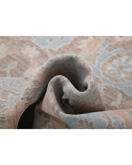 Serenity 8' 9" X 12' 9" Hand Knotted Wool Rug 8' 9" X 12' 9" (267 X 389) / Brown / Wool