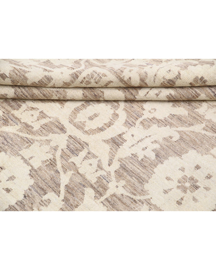 Serenity 8' 9" X 12' 9" Hand Knotted Wool Rug 8' 9" X 12' 9" (267 X 389) / Brown / Wool