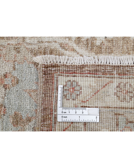 Serenity 6' 2" X 8' 9" Hand Knotted Wool Rug 6' 2" X 8' 9" (188 X 267) / Brown / Wool