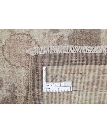 Serenity 6' 3" X 9' 3" Hand Knotted Wool Rug 6' 3" X 9' 3" (191 X 282) / Brown / Wool