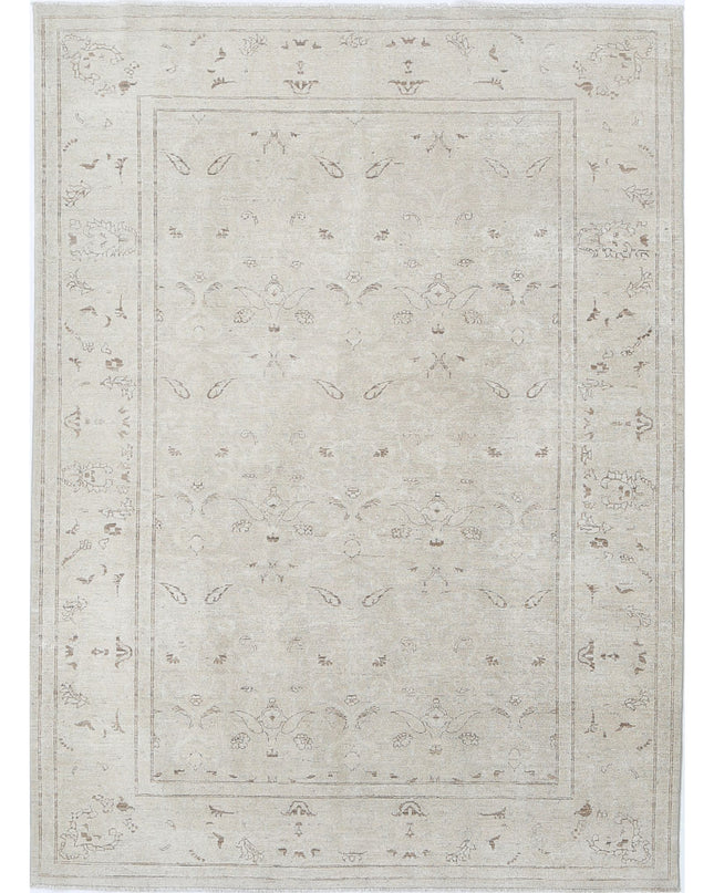 Serenity 6' 0" X 8' 0" Hand Knotted Wool Rug 6' 0" X 8' 0" (183 X 244) / Grey / Wool