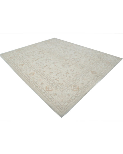 Serenity 8' 1" X 9' 8" Hand Knotted Wool Rug 8' 1" X 9' 8" (246 X 295) / Ivory / Wool