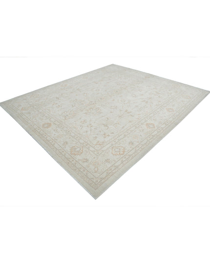 Serenity 8' 1" X 9' 8" Hand Knotted Wool Rug 8' 1" X 9' 8" (246 X 295) / Ivory / Wool