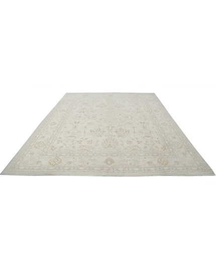 Serenity 8' 1" X 9' 8" Hand Knotted Wool Rug 8' 1" X 9' 8" (246 X 295) / Ivory / Wool