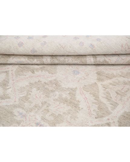 Serenity 6' 5" X 25' 10" Hand Knotted Wool Rug 6' 5" X 25' 10" (196 X 787) / Ivory / Wool