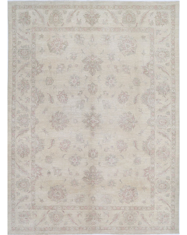 Serenity 9' 0" X 12' 3" Hand Knotted Wool Rug 9' 0" X 12' 3" (274 X 373) / Ivory / Wool