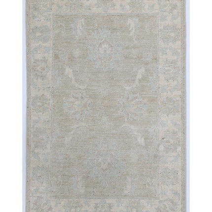 Serenity 2' 2" X 3' 4" Hand Knotted Wool Rug 2' 2" X 3' 4" (66 X 101) / Taupe / Wool