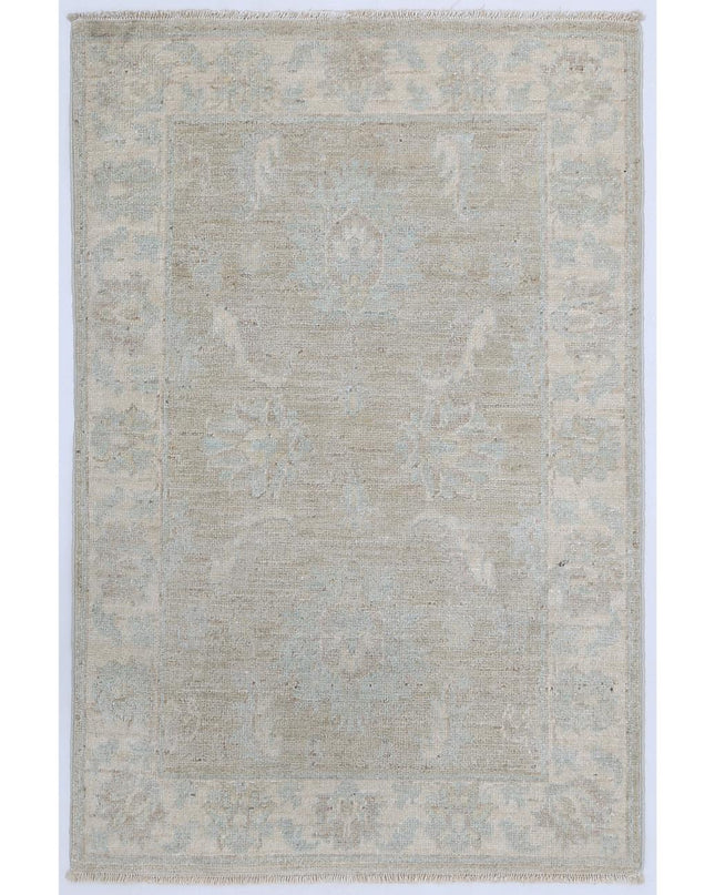 Serenity 2' 2" X 3' 4" Hand Knotted Wool Rug 2' 2" X 3' 4" (66 X 101) / Taupe / Wool