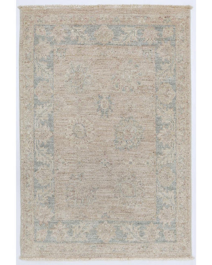 Serenity 2' 1" X 3' 1" Hand Knotted Wool Rug 2' 1" X 3' 1" (63 X 94) / Taupe / Wool