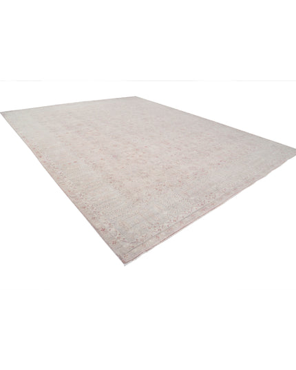 Serenity 12' 6" X 16' 4" Hand Knotted Wool Rug 12' 6" X 16' 4" (381 X 498) / Taupe / Wool