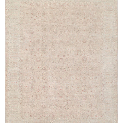 Serenity 12' 6" X 16' 4" Hand Knotted Wool Rug 12' 6" X 16' 4" (381 X 498) / Taupe / Wool