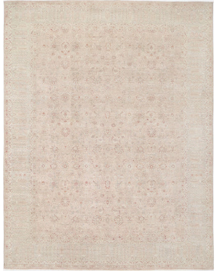 Serenity 12' 6" X 16' 4" Hand Knotted Wool Rug 12' 6" X 16' 4" (381 X 498) / Taupe / Wool