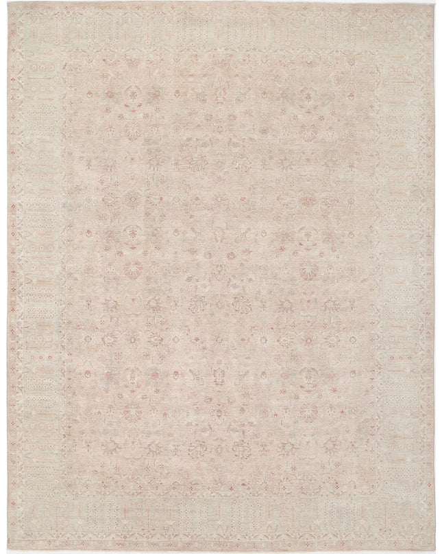 Serenity 12' 6" X 16' 4" Hand Knotted Wool Rug 12' 6" X 16' 4" (381 X 498) / Taupe / Wool