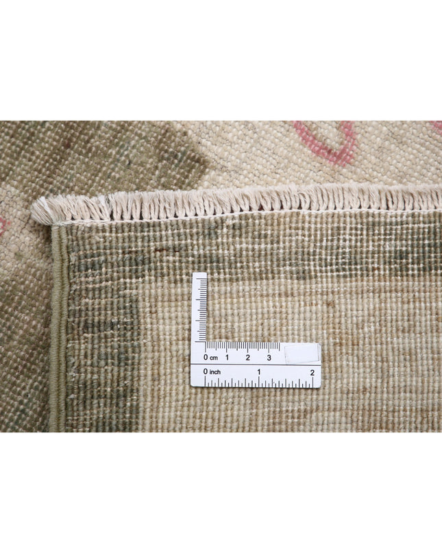 Serenity 11' 11" X 14' 5" Hand Knotted Wool Rug 11' 11" X 14' 5" (363 X 440) / Green / Wool