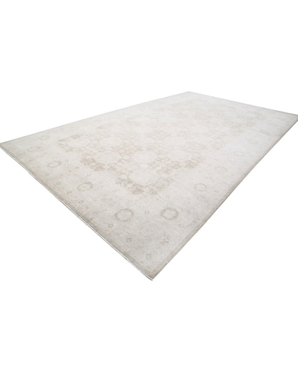 Serenity 10' 10" X 18' 5" Hand Knotted Wool Rug 10' 10" X 18' 5" (330 X 561) / Taupe / Wool