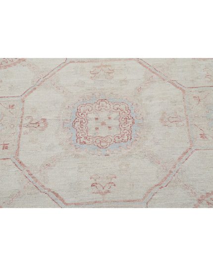 Serenity 12' 0" X 17' 3" Hand Knotted Wool Rug 12' 0" X 17' 3" (366 X 526) / Ivory / Wool