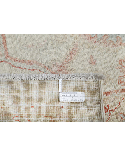 Serenity 12' 0" X 17' 3" Hand Knotted Wool Rug 12' 0" X 17' 3" (366 X 526) / Ivory / Wool