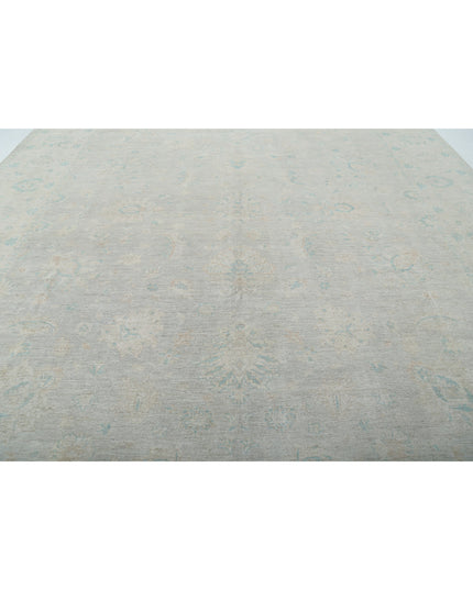 Serenity 11' 11" X 14' 0" Hand Knotted Wool Rug 11' 11" X 14' 0" (363 X 427) / Silver / Wool