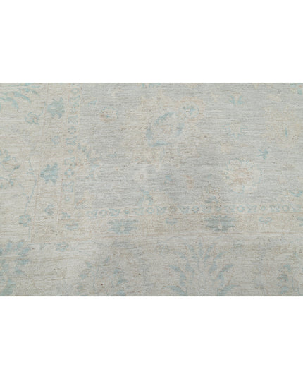 Serenity 11' 11" X 14' 0" Hand Knotted Wool Rug 11' 11" X 14' 0" (363 X 427) / Silver / Wool