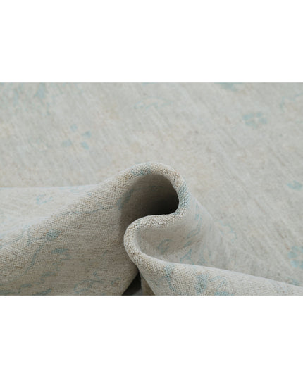 Serenity 11' 11" X 14' 0" Hand Knotted Wool Rug 11' 11" X 14' 0" (363 X 427) / Silver / Wool