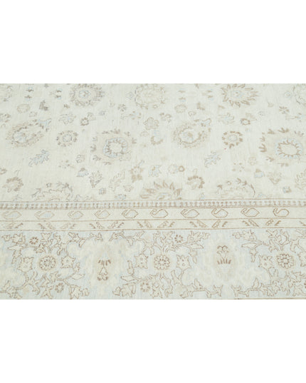 Serenity 11' 10" X 14' 10" Hand Knotted Wool Rug 11' 10" X 14' 10" (361 X 452) / Ivory / Wool