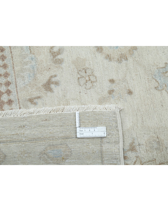 Serenity 11' 10" X 14' 10" Hand Knotted Wool Rug 11' 10" X 14' 10" (361 X 452) / Ivory / Wool