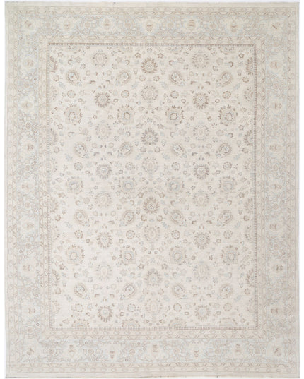 Serenity 11' 10" X 14' 10" Hand Knotted Wool Rug 11' 10" X 14' 10" (361 X 452) / Ivory / Wool