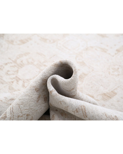 Serenity 12' 0" X 13' 11" Hand Knotted Wool Rug 12' 0" X 13' 11" (366 X 424) / Taupe / Wool