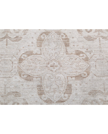 Serenity 12' 0" X 13' 11" Hand Knotted Wool Rug 12' 0" X 13' 11" (366 X 424) / Taupe / Wool