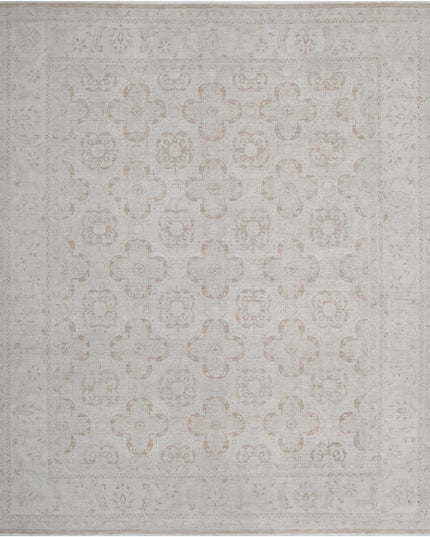 Serenity 12' 0" X 13' 11" Hand Knotted Wool Rug 12' 0" X 13' 11" (366 X 424) / Taupe / Wool