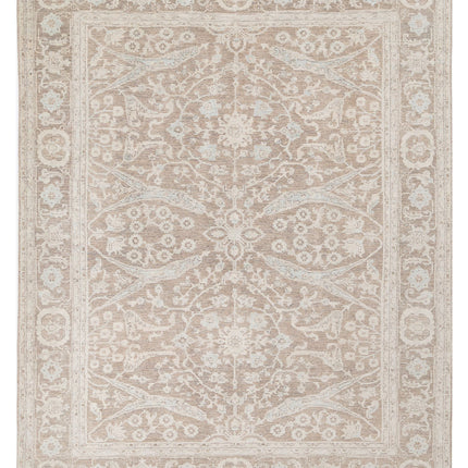 Serenity 8' 3" X 10' 4" Hand Knotted Wool Rug 8' 3" X 10' 4" (251 X 315) / Brown / Wool