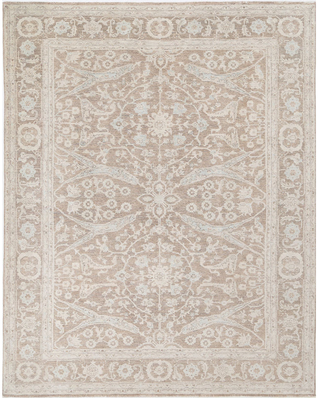 Serenity 8' 3" X 10' 4" Hand Knotted Wool Rug 8' 3" X 10' 4" (251 X 315) / Brown / Wool
