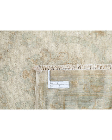 Serenity 6' 0" X 8' 7" Hand Knotted Wool Rug 6' 0" X 8' 7" (183 X 262) / Ivory / Wool