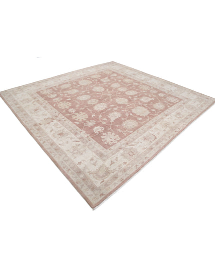 Serenity 9' 0" X 9' 8" Hand Knotted Wool Rug 9' 0" X 9' 8" (274 X 295) / Taupe / Wool