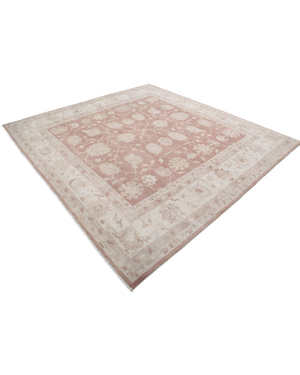 Serenity 9' 0" X 9' 8" Hand Knotted Wool Rug 9' 0" X 9' 8" (274 X 295) / Taupe / Wool