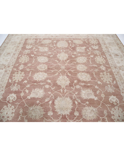 Serenity 9' 0" X 9' 8" Hand Knotted Wool Rug 9' 0" X 9' 8" (274 X 295) / Taupe / Wool