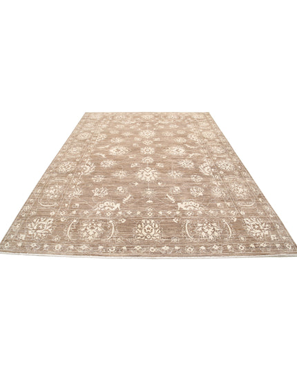 Serenity 7' 8" X 10' 2" Hand Knotted Wool Rug 7' 8" X 10' 2" (234 X 310) / Taupe / Wool