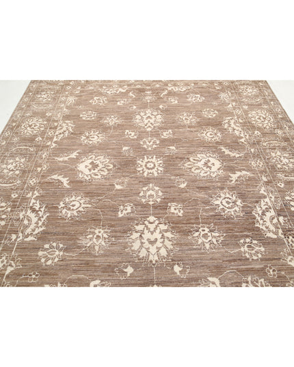 Serenity 7' 8" X 10' 2" Hand Knotted Wool Rug 7' 8" X 10' 2" (234 X 310) / Taupe / Wool