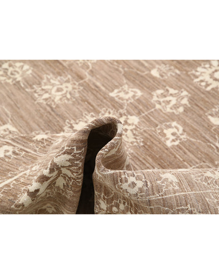 Serenity 7' 8" X 10' 2" Hand Knotted Wool Rug 7' 8" X 10' 2" (234 X 310) / Taupe / Wool