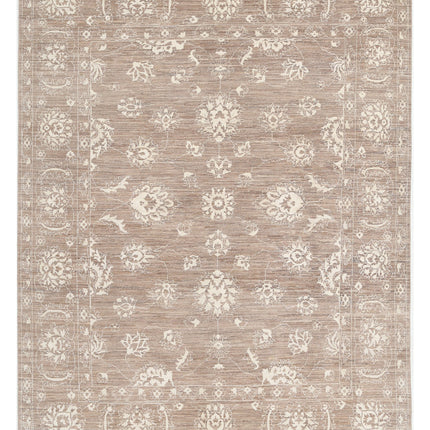Serenity 7' 8" X 10' 2" Hand Knotted Wool Rug 7' 8" X 10' 2" (234 X 310) / Taupe / Wool