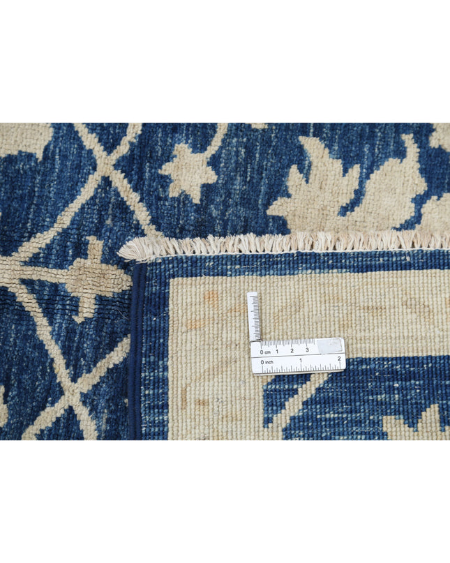 Serenity 4' 10" X 9' 0" Hand Knotted Wool Rug 4' 10" X 9' 0" (147 X 274) / Blue / Wool