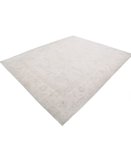 Serenity 8' 1" X 9' 7" Hand Knotted Wool Rug 8' 1" X 9' 7" (246 X 292) / Grey / Wool