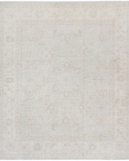 Serenity 8' 1" X 9' 7" Hand Knotted Wool Rug 8' 1" X 9' 7" (246 X 292) / Grey / Wool