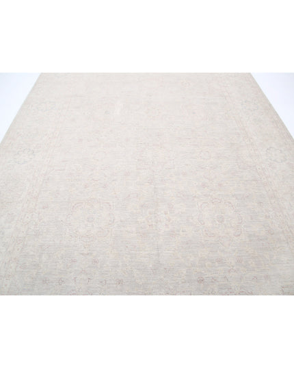 Serenity 8' 0" X 16' 4" Hand Knotted Wool Rug 8' 0" X 16' 4" (244 X 498) / Grey / Wool