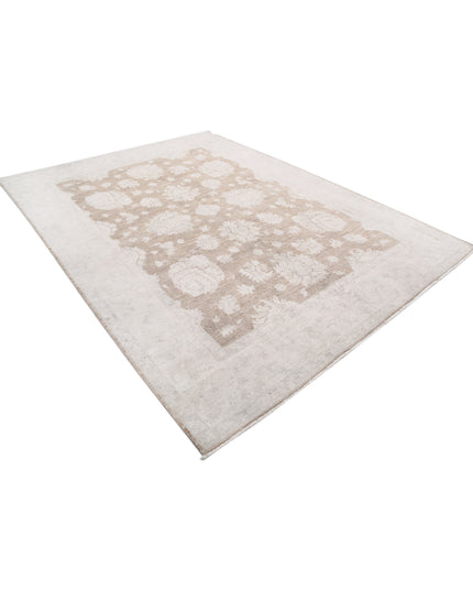 Serenity 7' 11" X 10' 6" Hand Knotted Wool Rug 7' 11" X 10' 6" (241 X 320) / Taupe / Wool